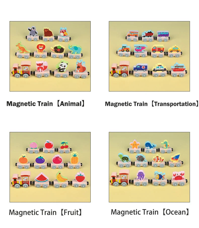 Tiny Express™ – Ausmalen & Gestalten - Holzeisenbahnspielzeug