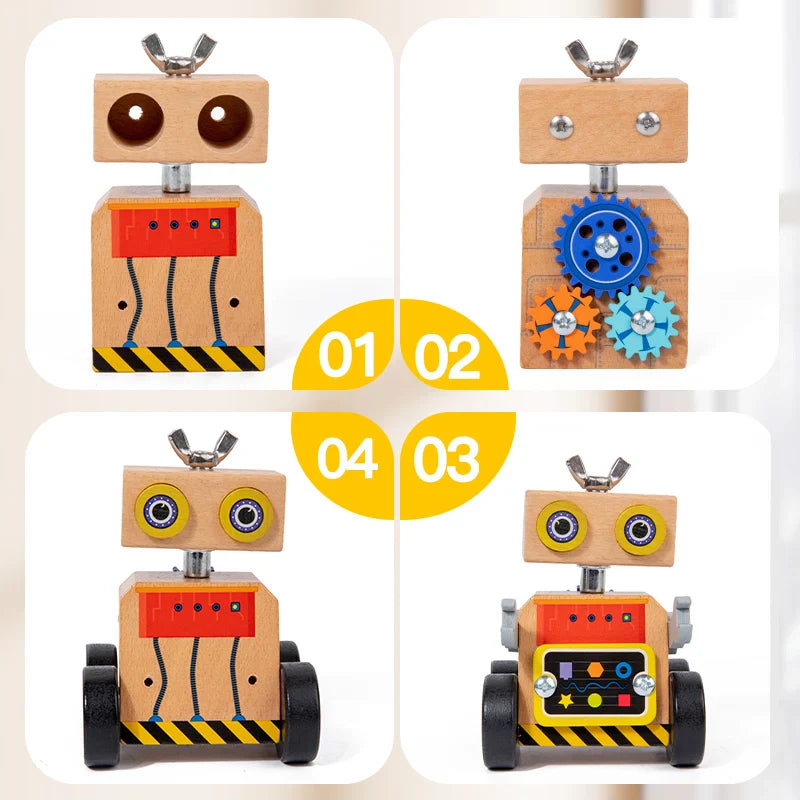 Woods™ - Bauen & Spielen - Bauroboter aus Holz