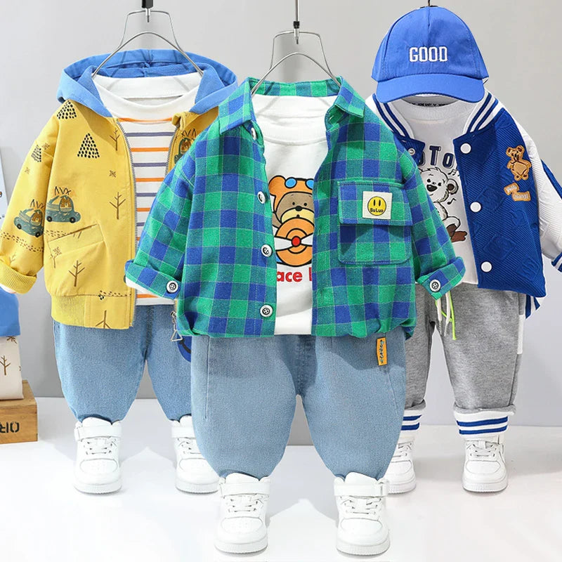 Mini Fashion™ - Kleinkind & Abenteuer - 3-teiliges Bekleidungsset