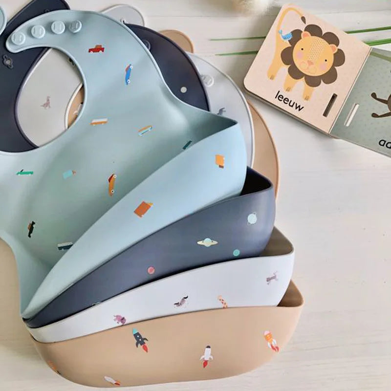 Silicone Bib - Wasserdicht und modisch - Baby-Lätzchen aus Silikon