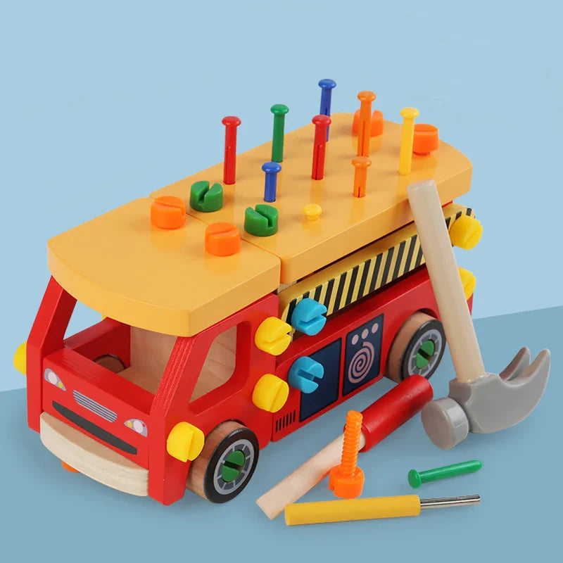 Woods™ - Feinmotorik und Koordination - Spielzeug-Bauwagen