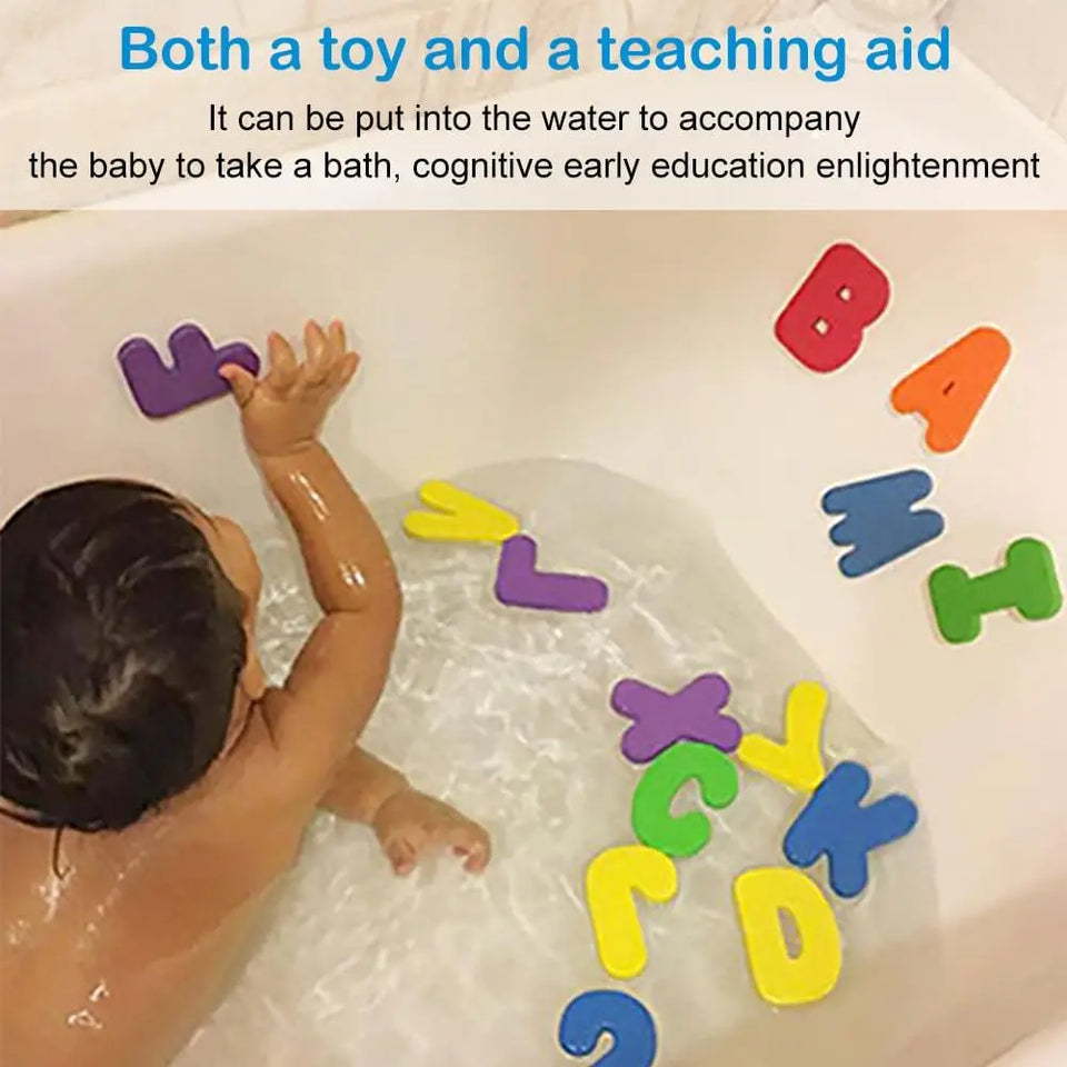 Colorful Bathing Letters™ - Bildung & Spaß - Bunte Badebuchstaben