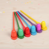 Wooden Egg Spoon Game – Motorik & Lernen – Eierrennen-Balance-Spiel