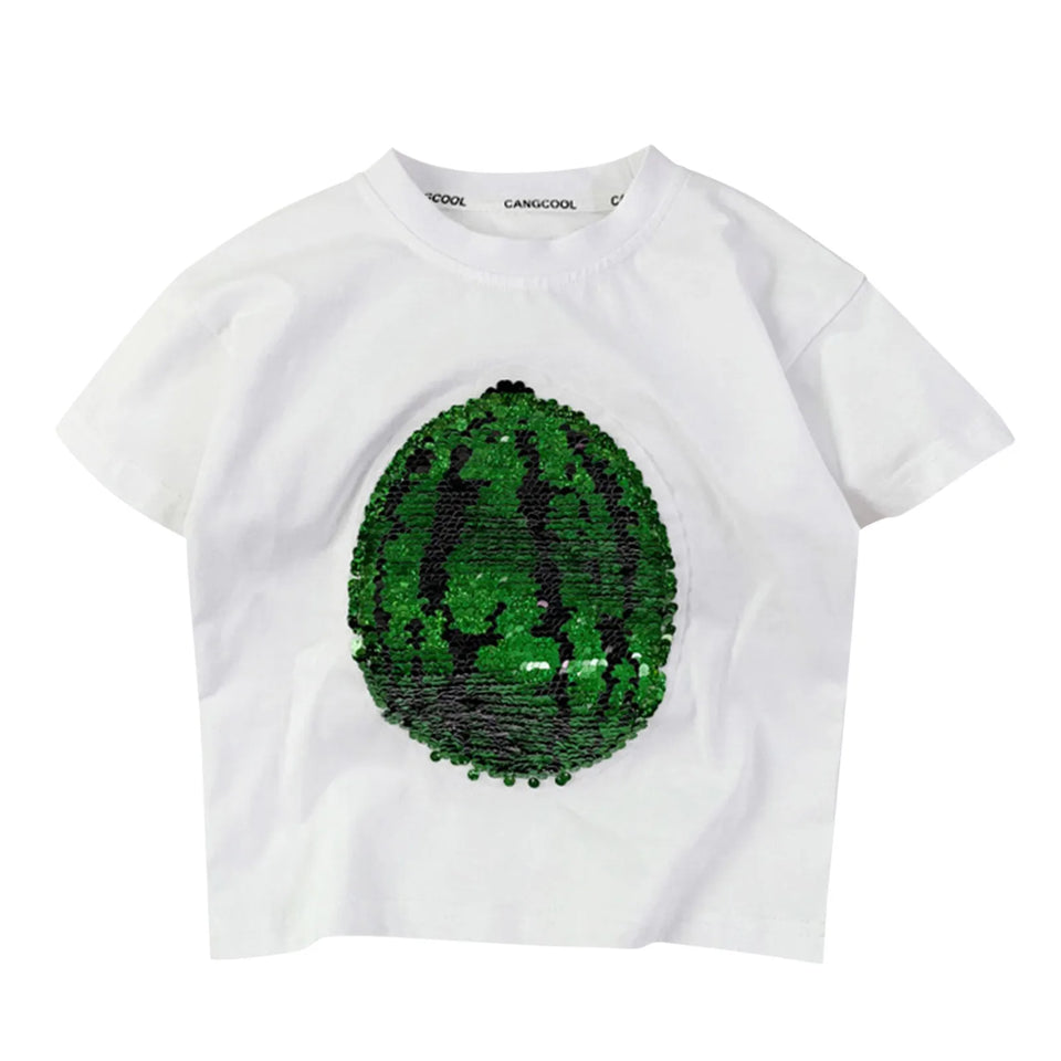 Mini Fashion™ - Funkeln & Umwandeln - Wassermelonen-T-Shirt