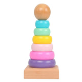 Rainbow Stacker™ – Bunter Turmspaß – Holzstapelturm