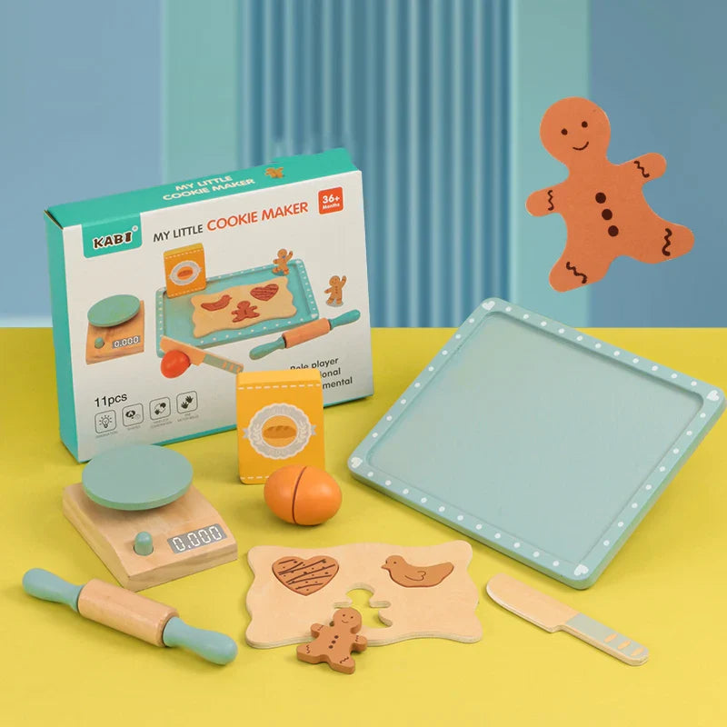 Woods™ - Kreativität und Geschicklichkeit fördern - Spielküchen-Set aus Holz