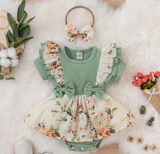 Mini Fashion™ - Weich auf der Haut - Mädchen Strampelanzug