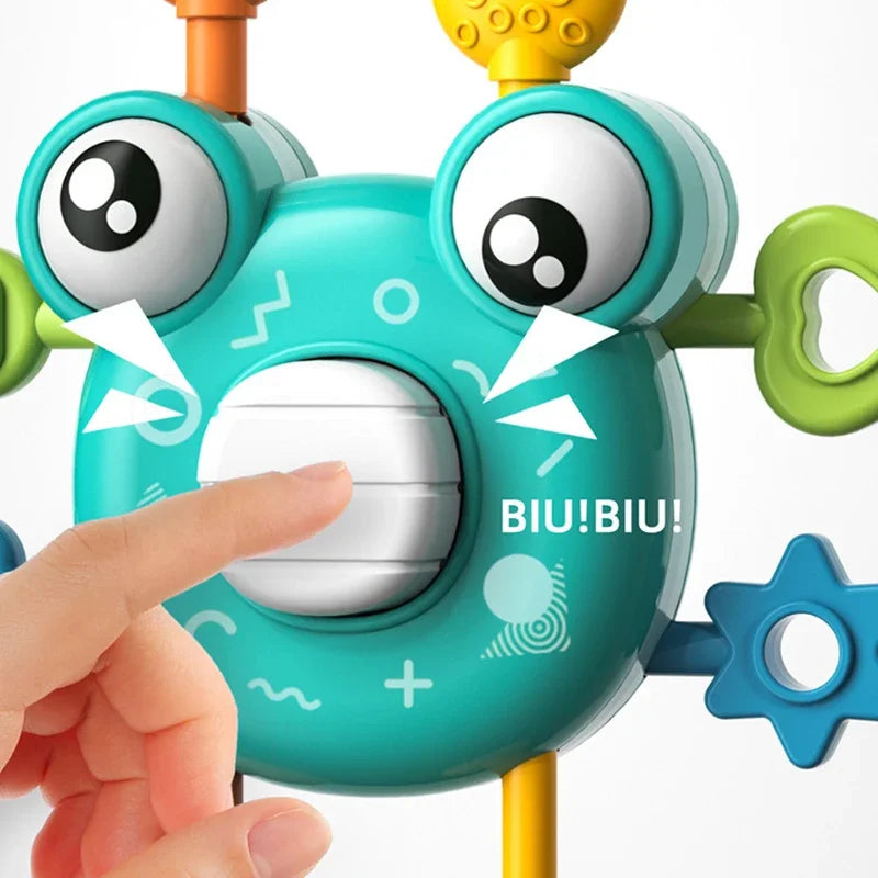 Crab Pull Toy™ – Greif- und Ziehspaß – Krabbe Sensorisches Zahnungsspielzeug