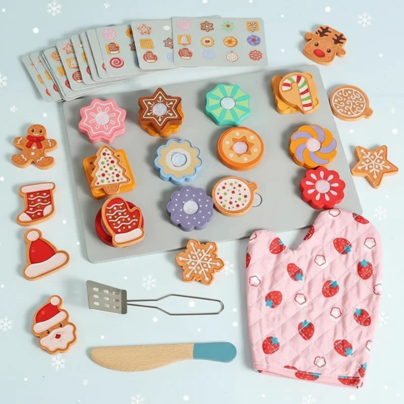 TinyKitchen – Kreativ & Verspielt – Holz-Kekse-Sortierspiel