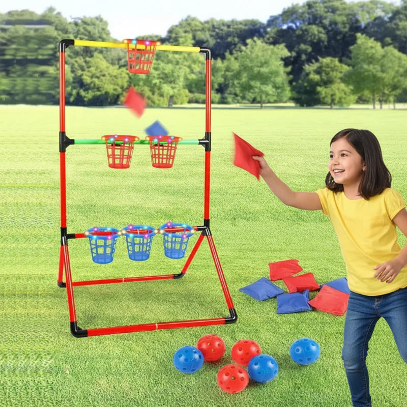 Sandbag Toss Game – Interaktiv & im Freien – Sackhüpfen-Spielset
