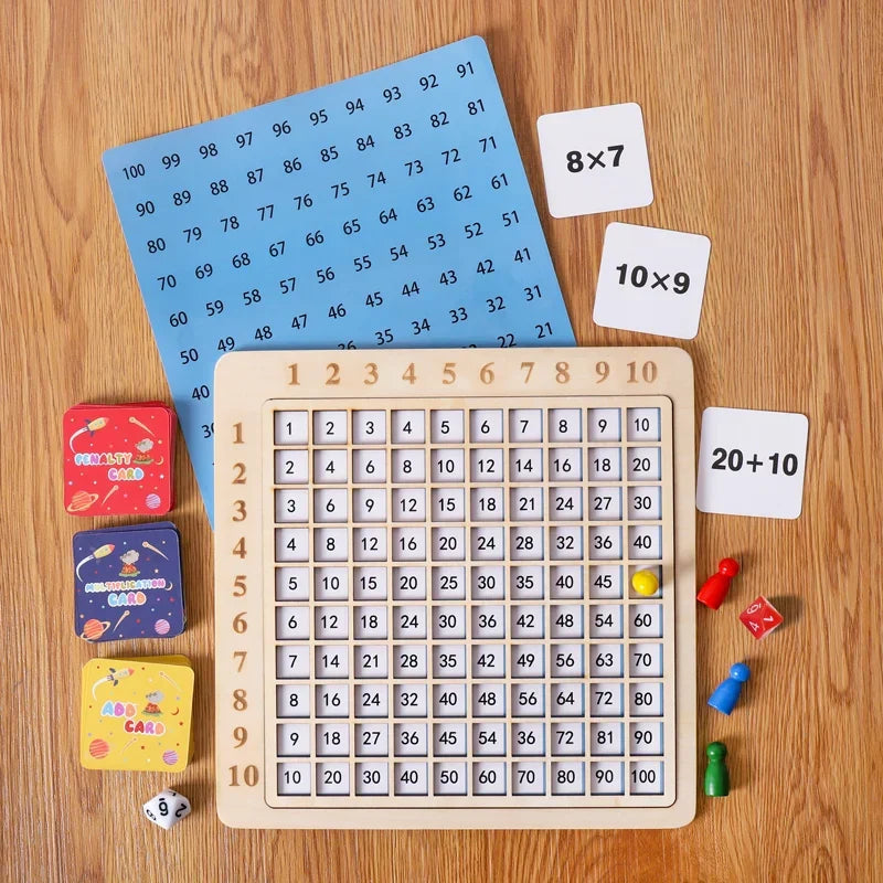 Woods™ - Multiplikation gennem leg - Matematisk brætspil