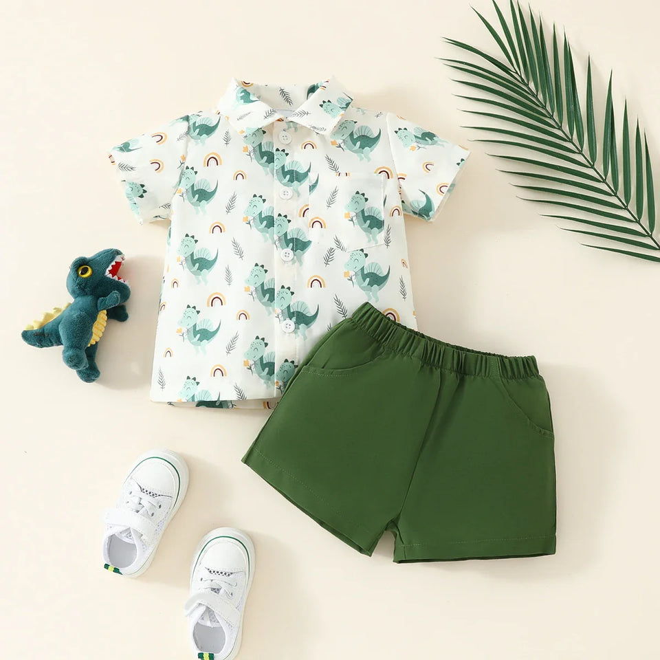 Mini Fashion™ - Dino Print - Sommer Set