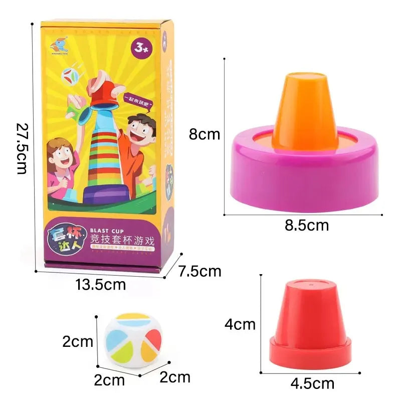 Color Cups™ - Intelligentes Stapeln - Stapelbecher-Set