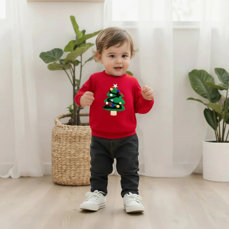 FrostyFit – Warm und gemütlich – Roter Weihnachtspullover