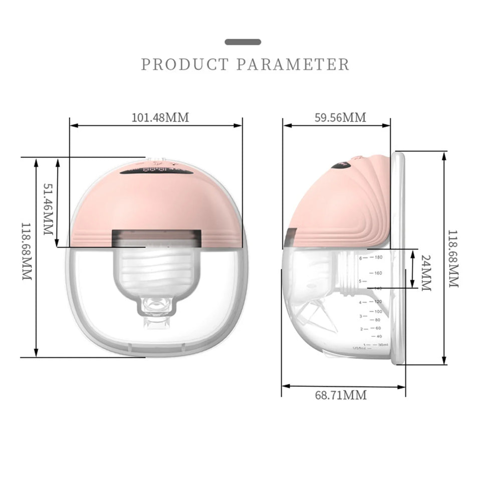 MammaEase – Leise und sicher - Freihändige Milchpumpe