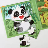 Magnetic Puzzle Book™ – Tierfreunde Spaß – Magnetisches Rätselbuch