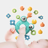 Crab Pull Toy™ – Greif- und Ziehspaß – Krabbe Sensorisches Zahnungsspielzeug