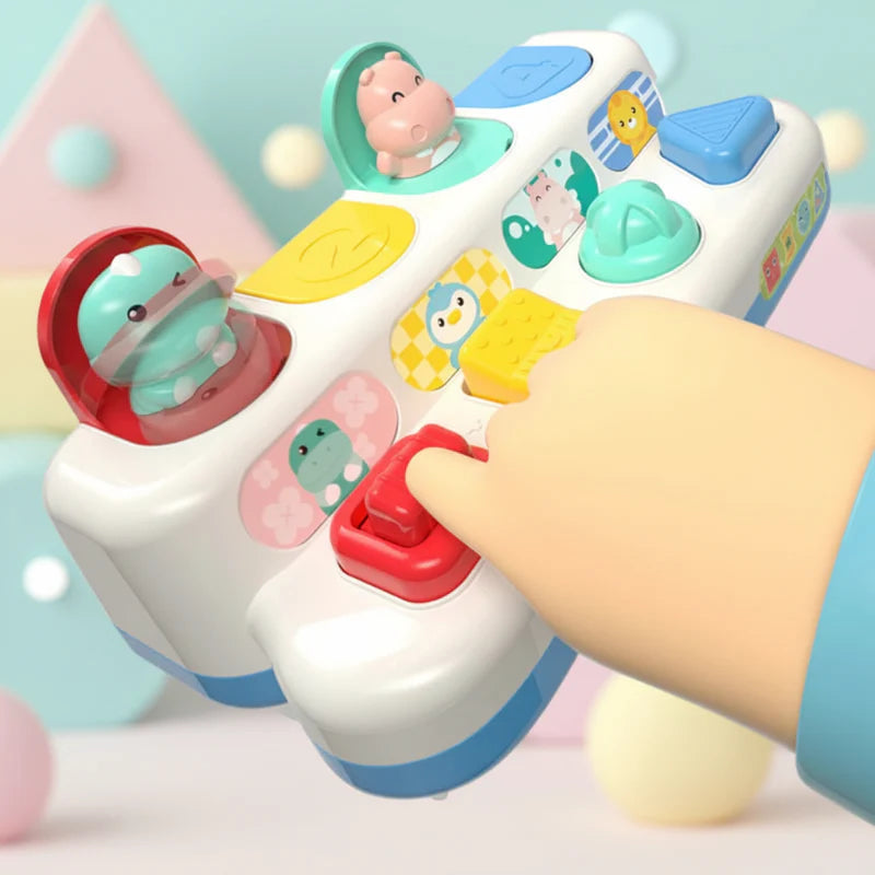 Pop Up Activity Toy – Entdecken & Lernen – Sensorisches Babyspielzeug