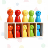WoodenMatch – Clever & Verspielt – Montessori-Farbspiel