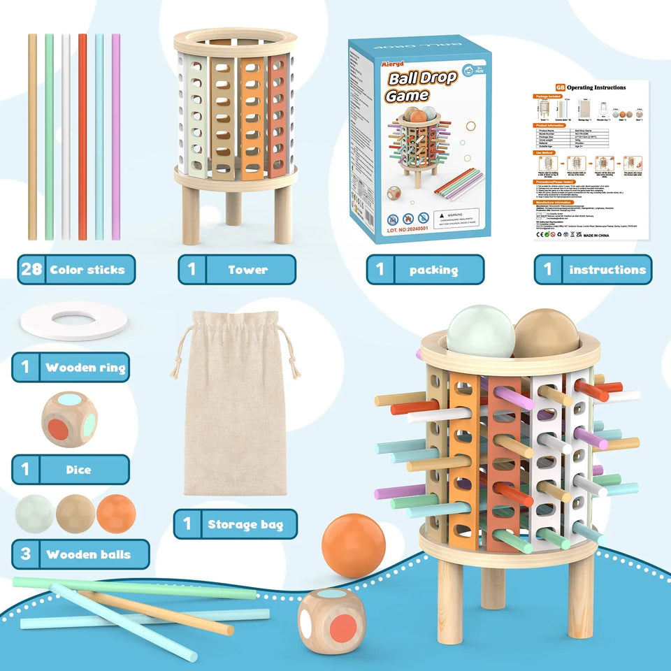 Balance Tower™ – Stak og tæl – Tænkespil i træ