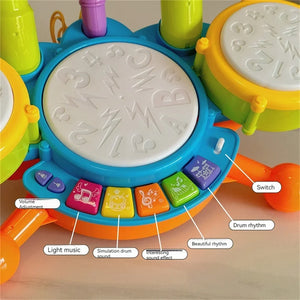 Kids Drumset™ - Die Kleinen fangen an - Spielzeug-Schlagzeug