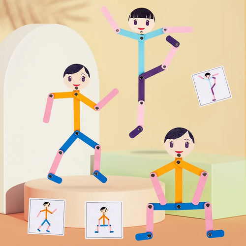 PlayGrow - Wachsen durch Spielen - Montessori-Puzzle Sportler