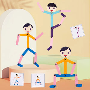 PlayGrow - Wachsen durch Spielen - Montessori-Puzzle Sportler