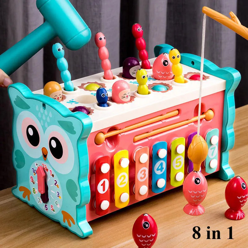 Montessori Hammering Toy – Motorik & Lernen – 8-in-1-Spielset