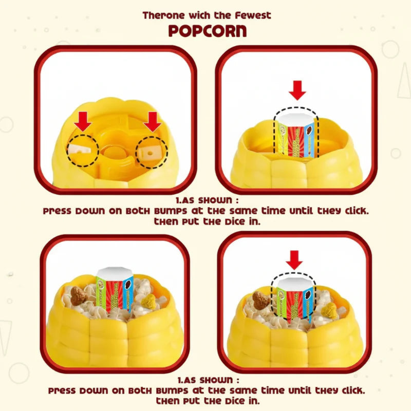 PopCornFun – Gemütlich & Verspielt – Familien-Party-Brettspiel
