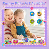 DIY Flower Poke Art – Kreativ & lehrreich – Blumen-Bastelset