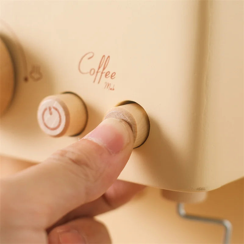 Woods™ - Den Kommende Barista - Espressomaskine-sæt i træ