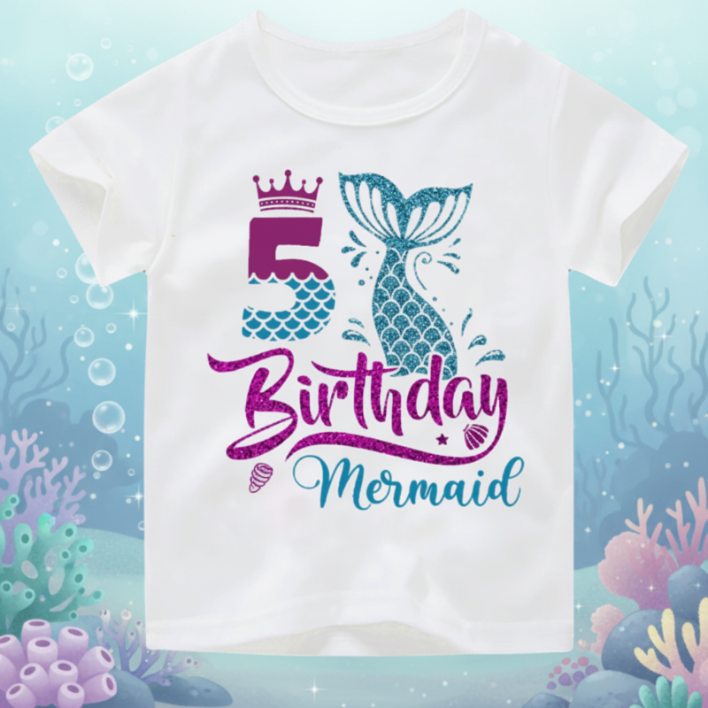 Birthday Graphic Tee – Niedlich & Luftig – Kinder-T-Shirt zum Geburtstag