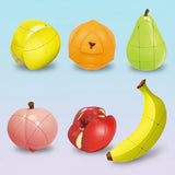 FruitCube – Bunt & Herausfordernd – Montessori-Obstpuzzle