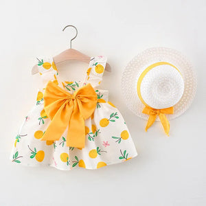 Mini Fashion™ – Süß & sommerlich – Fruchtkleid (enthält GRATIS Strohhut)