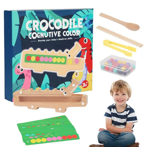 Crocodile Colour Game™ - Krokodil-Farbparty - Ausmalspiel