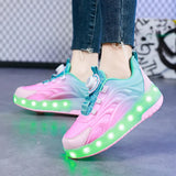 Light-Up Skate Shoes – LED & Komfortabel – Leuchtende Rollschuhe
