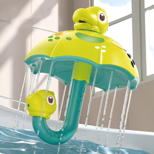 Dino Shower Spin™ – Lustiger plätschernder Spaß – Badespielzeug Regenschirm