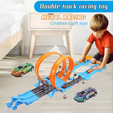 Double Race Track™ - Kreativ und lustig - Looping-Rennstrecke