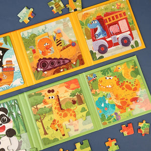 Magnetic Puzzle Book™ – Tierfreunde Spaß – Magnetisches Rätselbuch