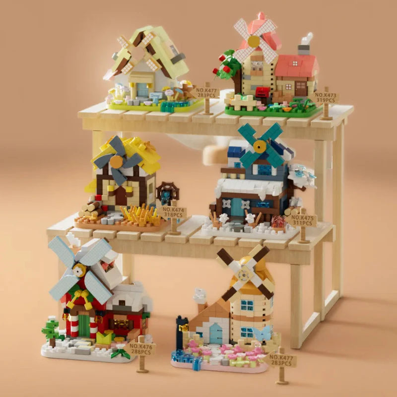 DIY Windmill Building Blocks – Kreativ & Herausfordernd – Baustein-Set