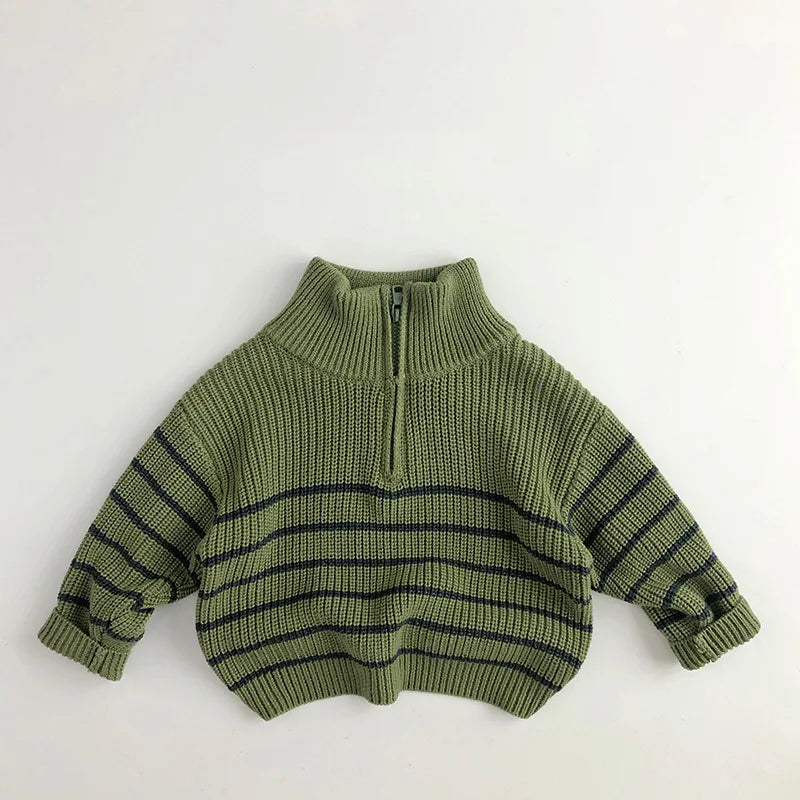 Mini Fashion™ - Einfacher Reißverschluss - Kinder Pullover mit Reißverschluss