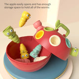 Tiny Sorter™ – Intelligentes Stapeln – Apfel & Wurm Spiel