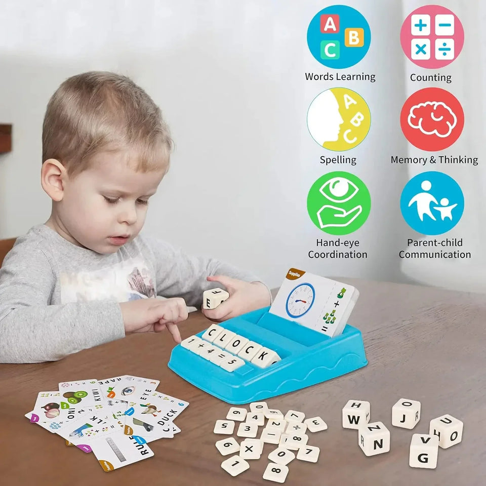 EduPlay – 2-in-1 – Lern- und Spielset mit Alphabet- und Zahlenkarten