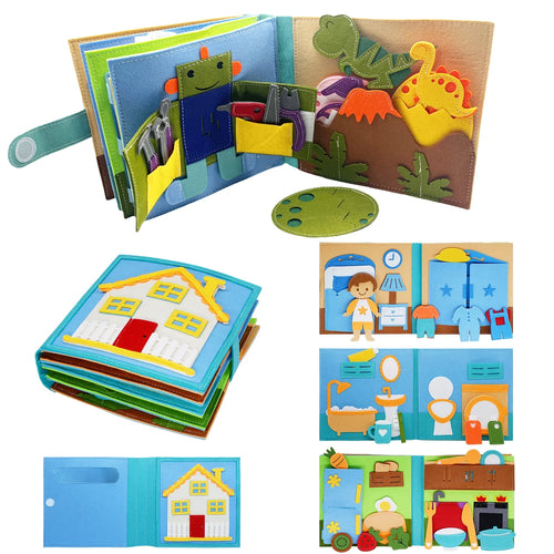 Life Skills Book – Spielen & Lernen – Aktivitätsbuch Kleinkind
