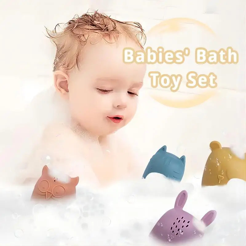 Bath Buddies™ – Niedlicher Spritzspaß – Silikon-Wasserspielzeug