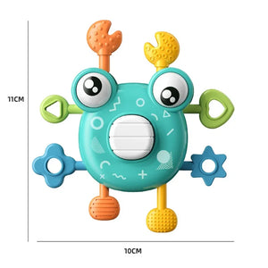 Crab Pull Toy™ – Greif- und Ziehspaß – Krabbe Sensorisches Zahnungsspielzeug