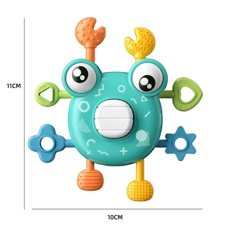 Crab Pull Toy™ – Greif- und Ziehspaß – Krabbe Sensorisches Zahnungsspielzeug