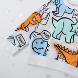 Kids Dinosaur Sweatshirt – Komfort & Stil – Dino-Kinderpullover