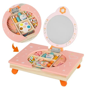 MiniDresser – Lernspielzeug & Rollenspiel – Frisiertisch für Kinder