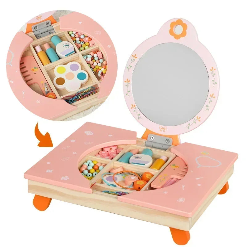 MiniDresser – Lernspielzeug & Rollenspiel – Frisiertisch für Kinder